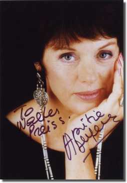 Signed autograph photo Anny Duperey