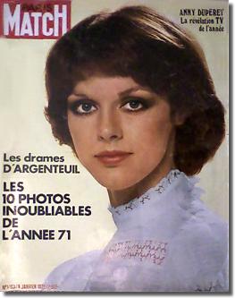 Paris Match Titelblatt: Anny Duperey - La révélation TV de l'anné