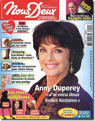 Nous Deux Titelblatt: Anny Duperey - J'ai vécu deux belles histoires