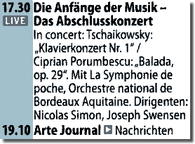 Die Anfänge der Musik - Das Abschlusskonzert