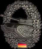 Barret badge with tank